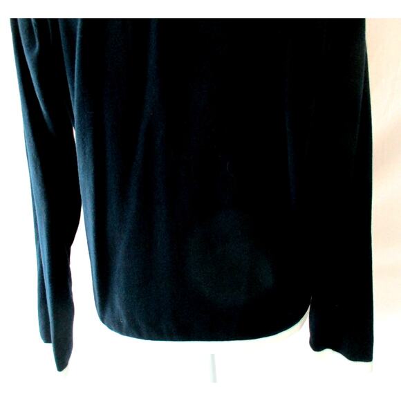 Liz Claiborne Women's Blue Long Sleeve Stretch Button Front Cardigan Sweater L. - Picture 7 of 10